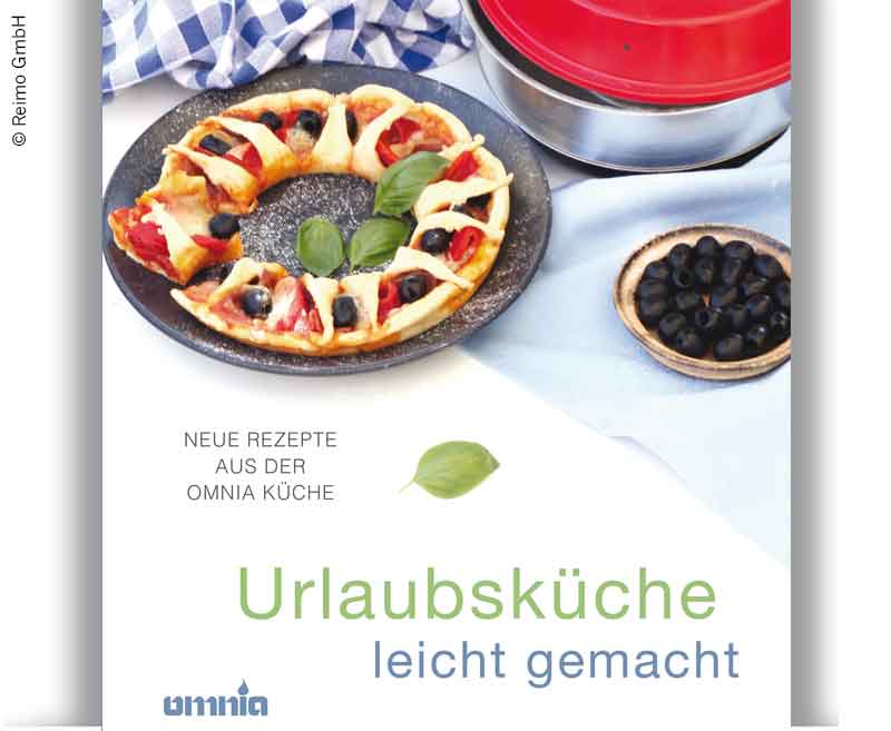 OMINA Kochbuch - Urlaubsküche leicht gemacht, 50 Rezepte,m 108 Seiten